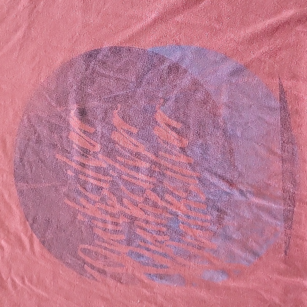 Quicksilver Graphic T-shirt Faded Pink Mens Size Large Vintage